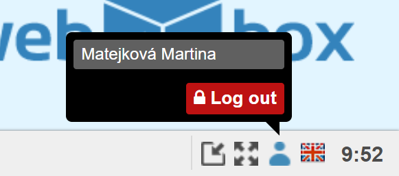 Log out