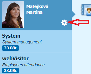 User settings