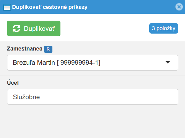 Cestovné príkazy