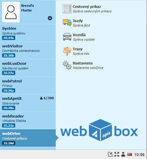 Modul webDrive