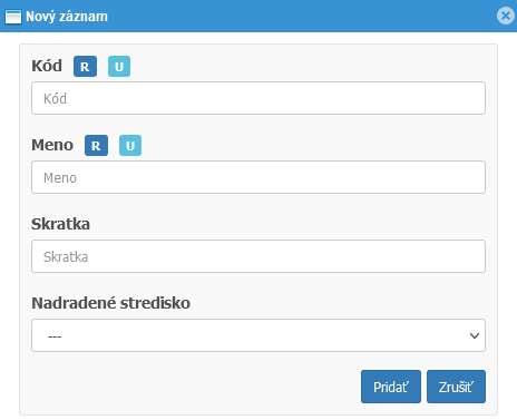 Nové stredisko