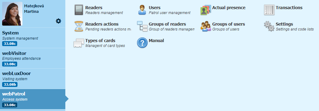 Modul webPatrol