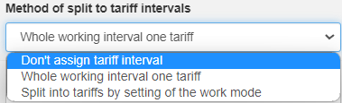TTariff interval 2