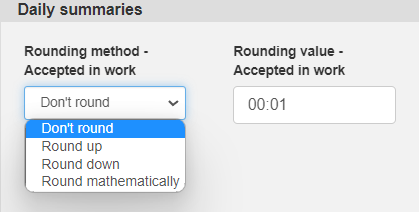 Rounding