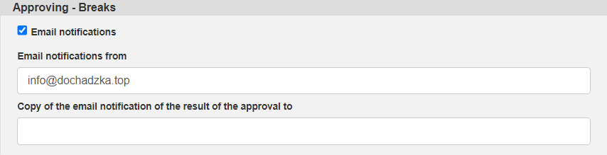 E-mail breaks approval